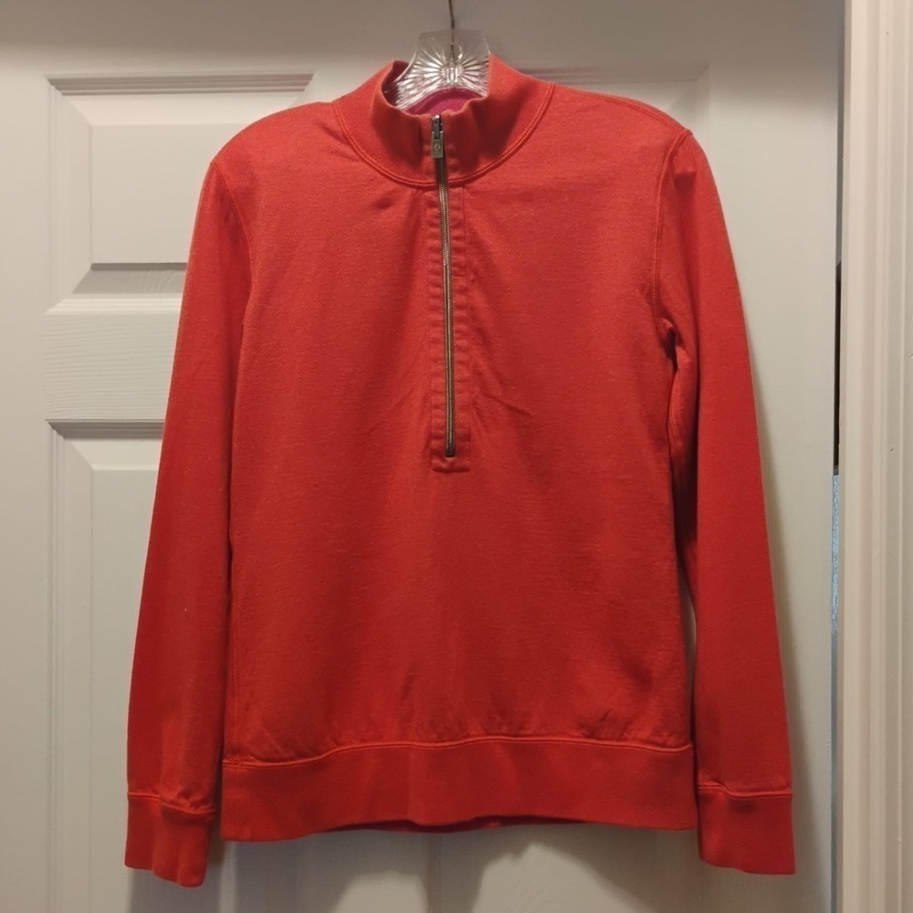 Tommy Bahama 1/2 Zip Coral Pullover Sweatshirt Size S